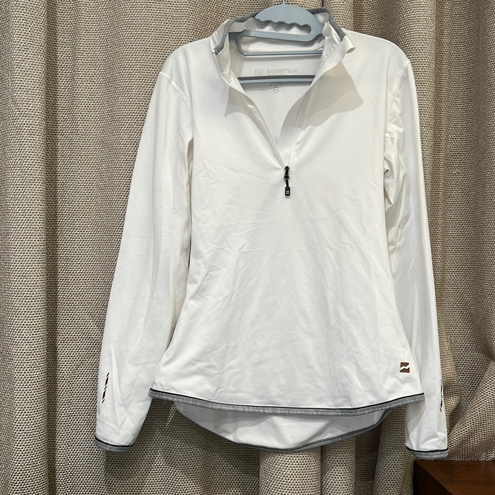 Mountain Force | base layer long sleeve top w/zipper @ neck.